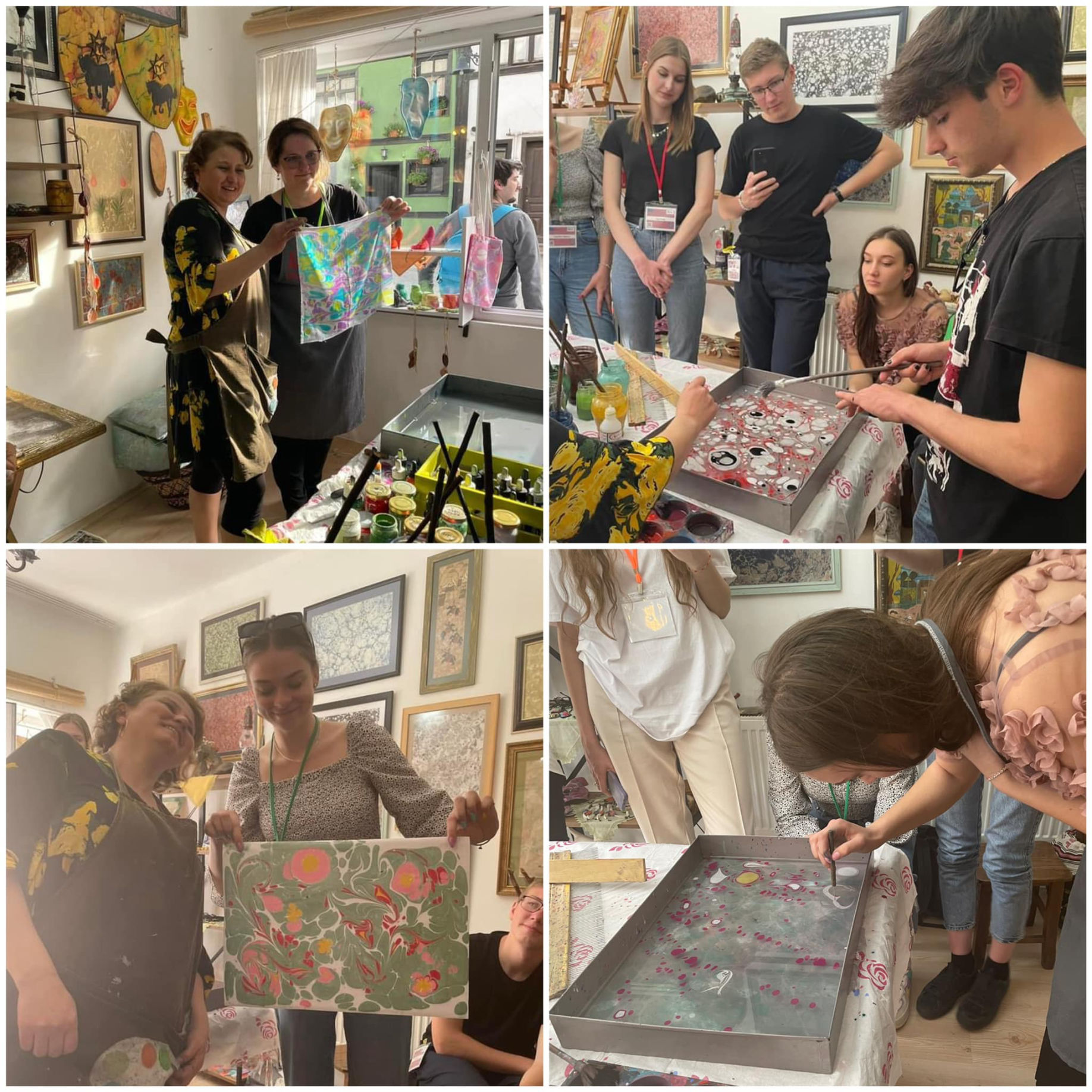 Ebru Sanati (Paper Marbling) Workshop